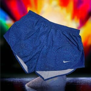 Nike Womens Shorts Sz XS Blue Running Short Athletic Gym Dri-Fit Tempo